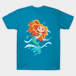 Mermaid Swimming T-Shirt